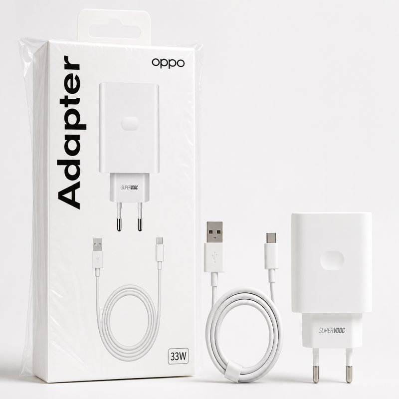 Oppo 33W SuperVOOC Fast Charger With Cable